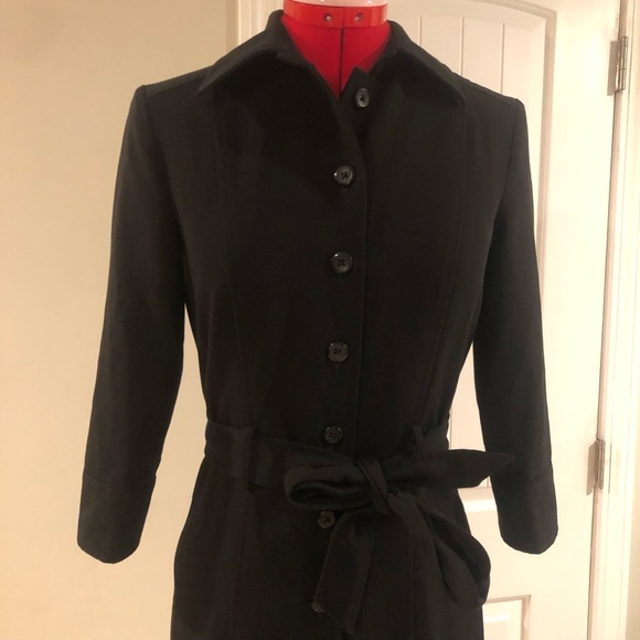 2 For $30 Mid Length Black Fitted Button Down Blazer Shirt Dress - Picture 4 of 12